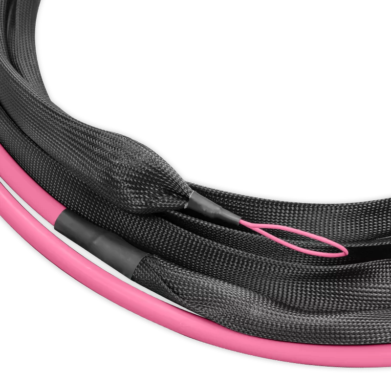 20m (66ft) Pre-terminated MPO Trunk Cable, 192 Fibers, 16 x MPO-12 APC (Male) to 16 x MPO-12 APC (Male) Multimode (OM4) Type B, LSZH, 0.35dB Max, Breakout 80cm, Double Jacket, Magenta SFPS