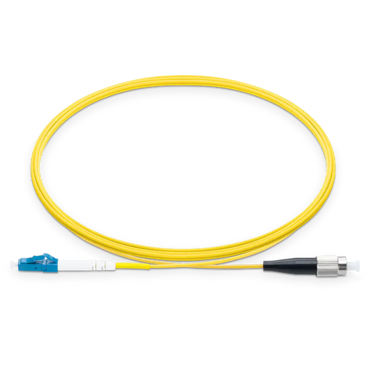 7m (23ft) LC UPC to FC UPC Simplex OS2 Single Mode LSZH 2.0mm Fiber Optic Patch Cable SFPS