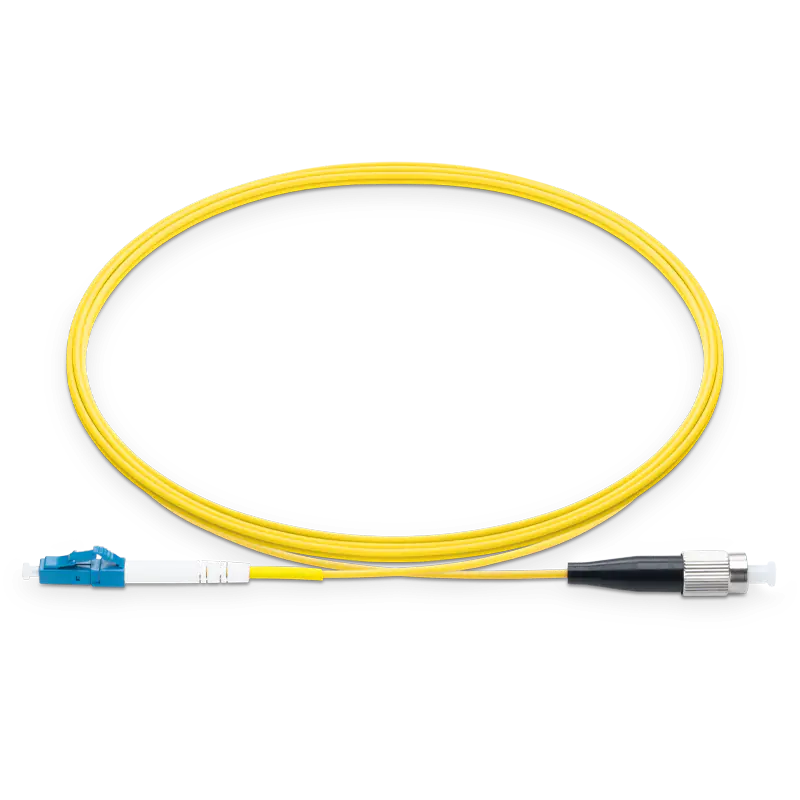 10m (33ft) LC UPC to FC UPC Simplex OS2 Single Mode LSZH 2.0mm Fiber Optic Patch Cable SFPS