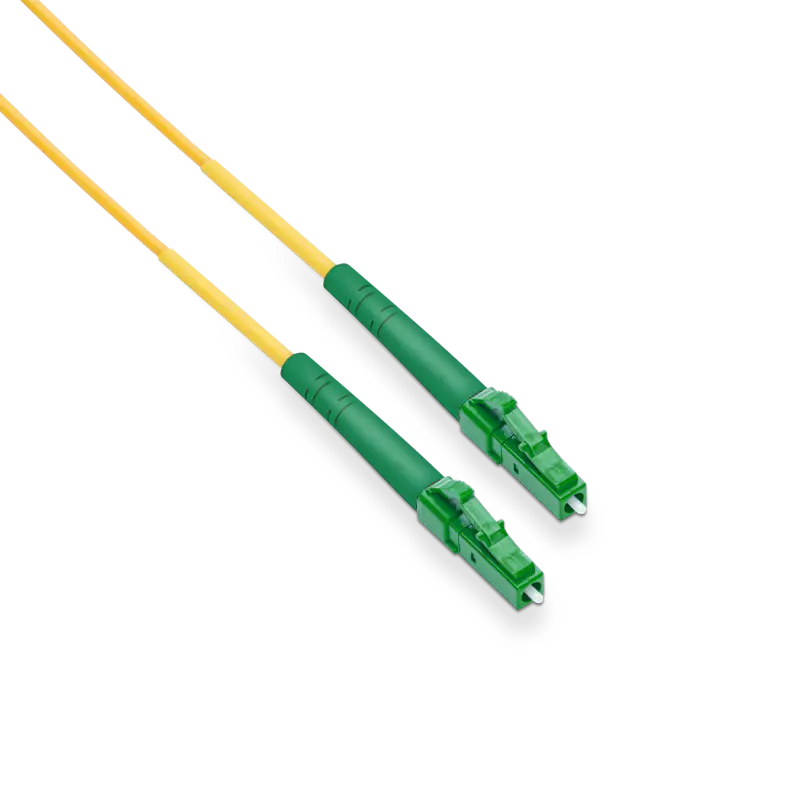 1.5m (5ft) LC APC to LC APC Simplex OS2 Single Mode LSZH 2.0mm Fiber Optic Patch Cable SFPS