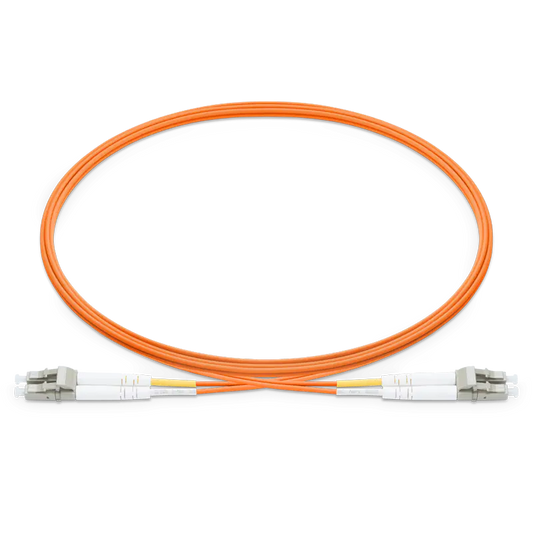 0.5m (1.6ft) LC UPC to LC UPC Duplex OM2 Multimode LSZH 2.0mm Fiber Optic Patch Cable SFPS