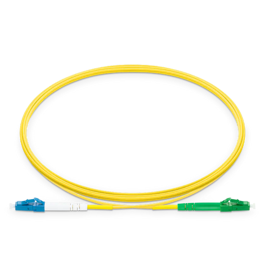 0.5m (1.6ft) LC UPC to LC APC Simplex OS2 Single Mode LSZH 2.0mm Fiber Optic Patch Cable SFPS