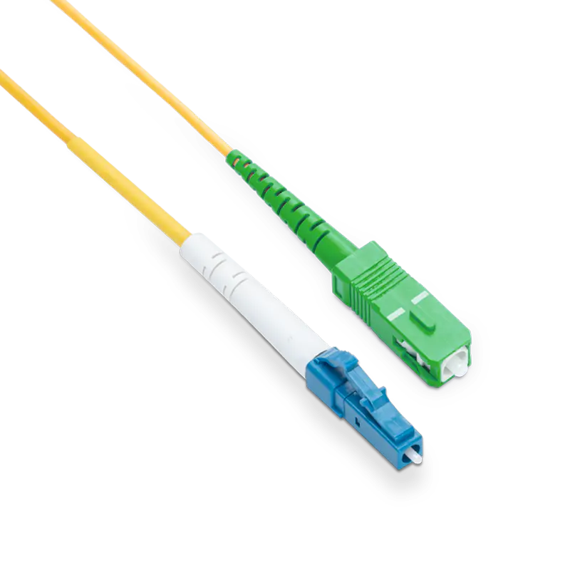 4m (13ft) LC UPC to SC APC Simplex OS2 Single Mode LSZH 2.0mm Fiber Optic Patch Cable SFPS