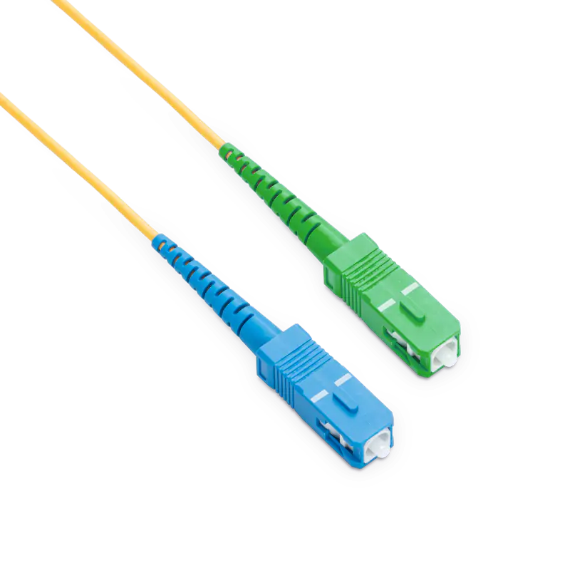 30m (98ft) SC UPC to SC APC Simplex OS2 Single Mode LSZH 2.0mm Fiber Optic Patch Cable SFPS