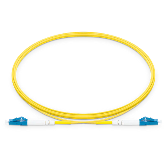 7m (23ft) LC UPC to LC UPC Simplex OS2 Single Mode LSZH 2.0mm G.657.A2 Fiber Optic Patch Cable SFPS