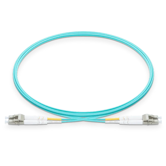 7m (23ft) LC UPC to LC UPC Duplex 0.15dB IL OM4 Multimode LSZH 2.0mm BIF Fiber Optic Patch Cable SFPS