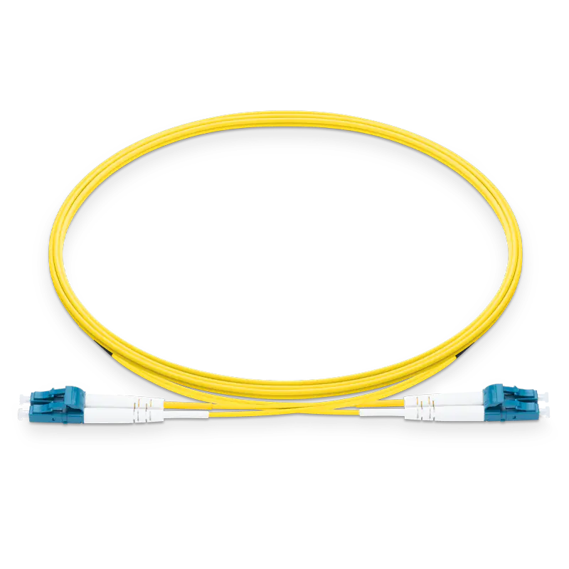 4m (13ft) Grade B LC UPC to LC UPC Duplex Typical 0.12dB IL OS2 Single Mode LSZH 2.0mm BIF Fiber Optic Patch Cable SFPS