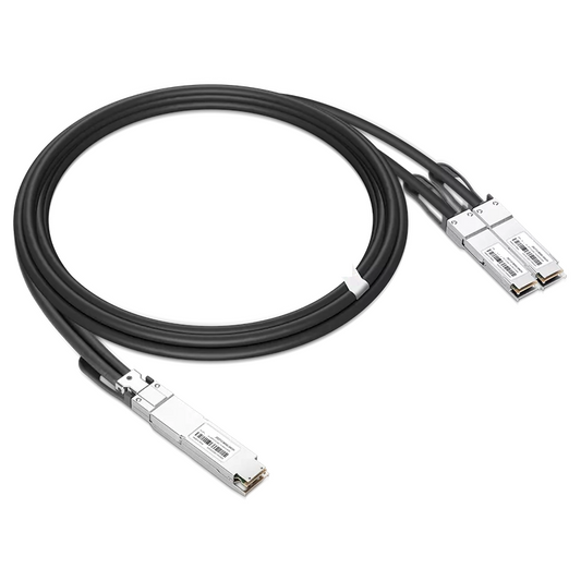 NVIDIA/Mellanox Compatible AEC 4m (13ft) Twin-port 2x400Gb/s OSFP Finned Top to 2x400Gb/s OSFP Flat Top Active Electrical Splitter Cable SFPS