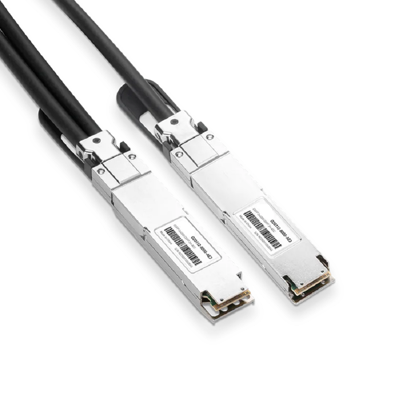 NVIDIA/Mellanox Compatible AEC 3m (10ft) Twin-port 2x400Gb/s OSFP Finned Top to 2x400Gb/s OSFP Flat Top Active Electrical Splitter Cable SFPS