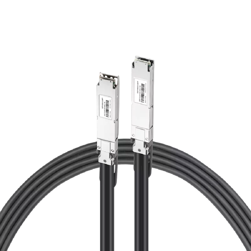 NVIDIA/Mellanox Compatible DAC 2m (7ft) Twin-port 2x400Gb/s OSFP Finned Top to 2x400Gb/s OSFP Flat Top Passive Copper Cable SFPS