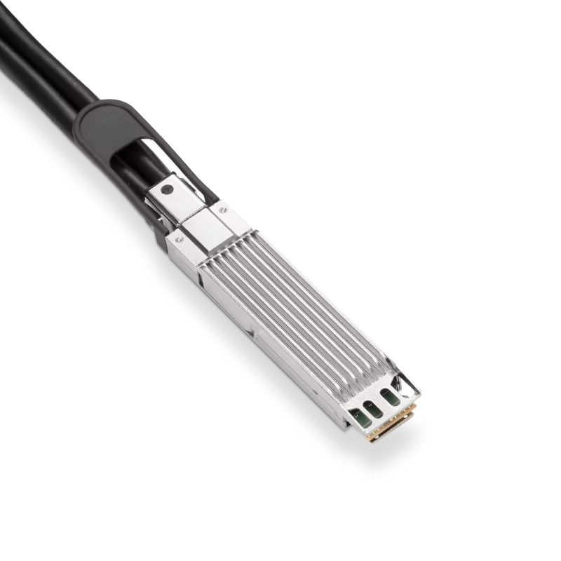 NVIDIA/Mellanox Compatible DAC 1.5m (5ft) Twin-port 2x400Gb/s OSFP Finned Top to 2x400Gb/s OSFP Flat Top InfiniBand NDR Passive Copper Cable SFPS
