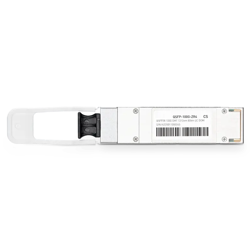 Cisco QSFP-100G-ZR4-S Compatible 100GBASE-ZR4 QSFP28 1310nm 80kmÃ¯Â¼Ë†FECÃ¯Â¼â€° DOM Duplex LC Transceiver Module for SMF SFPS