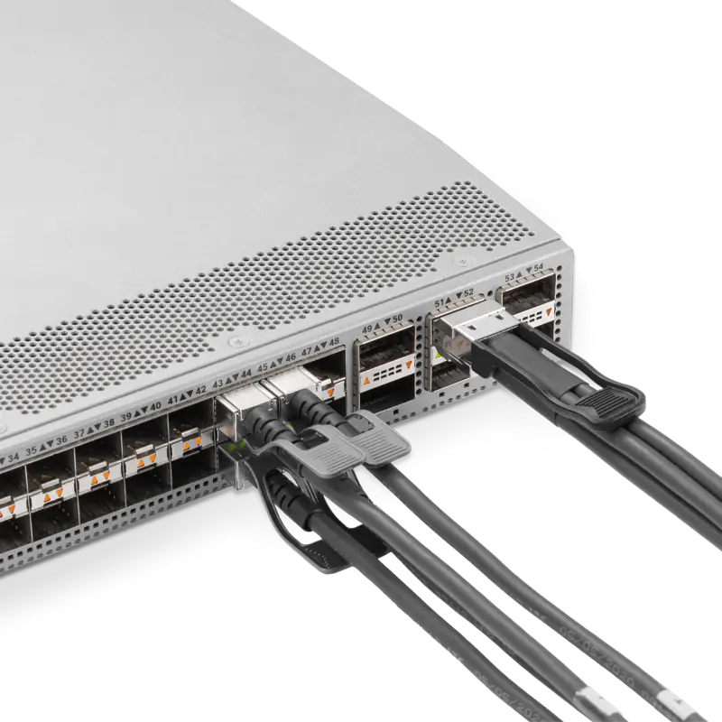NVIDIA/Mellanox MCP7H70-V001R30 Compatible 1m (3ft) 200G QSFP56 to 4X50G SFP56 Passive Direct Attach Copper Breakout Cable 30AWG SFPS