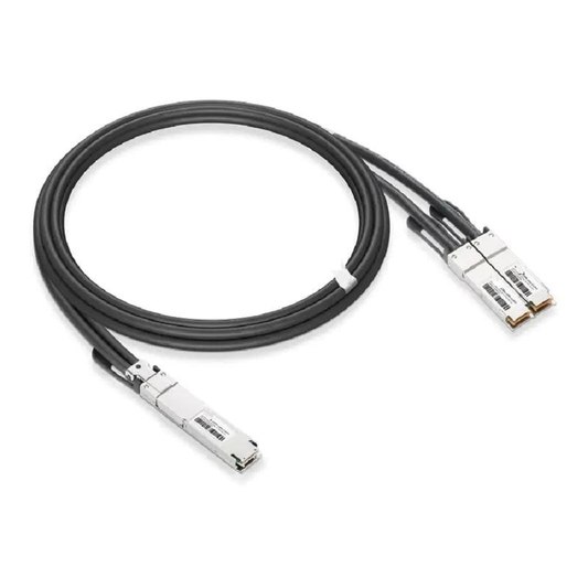NVIDIA/Mellanox Compatible 3m (10ft) 400Gb/s OSFP Flat Top to 2x200Gb/s QSFP56 InfiniBand HDR Passive Copper Splitter Cable SFPS