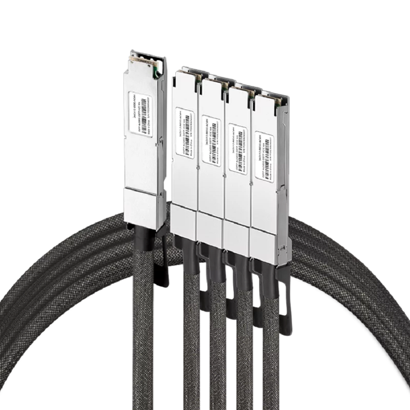 NVIDIA/Mellanox MCA7J70-N004 Compatible ACC 4m (13ft) Twin-port 2x400Gb/s OSFP Finned Top to 4x200Gb/s OSFP Flat Top InfiniBand NDR Active Copper Splitter Cable SFPS