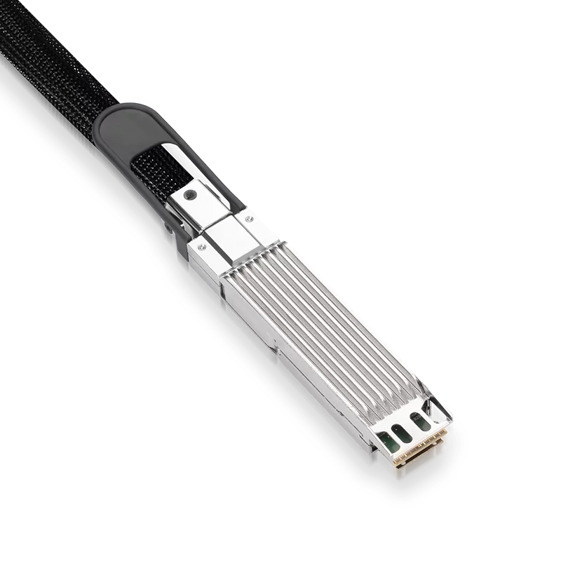 NVIDIA/Mellanox MCP7Y40-N002 Compatible DAC 2m (7ft) Twin-port 2x400Gb/s OSFP Finned Top to 4x200Gb/s QSFP112 Flat Top InfiniBand NDR Passive Copper Splitter Cable SFPS