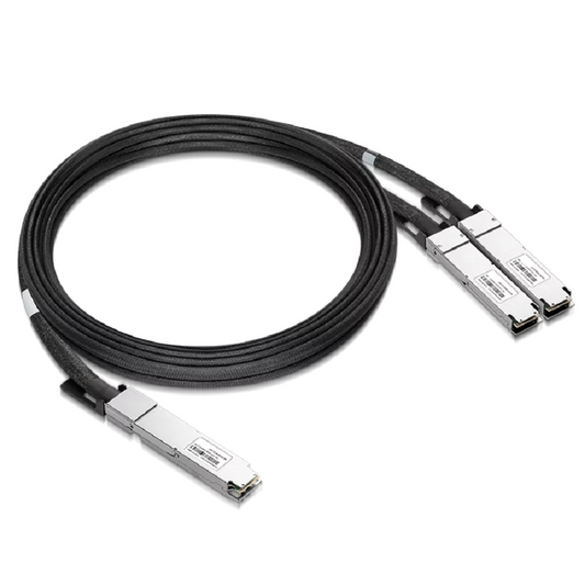 NVIDIA/Mellanox MCA7J65-N004 Compatible ACC 4m (13ft) Twin-port 2x400Gb/s OSFP Finned Top to 2x400Gb/s QSFP112 Flat Top Active Copper Splitter Cable SFPS