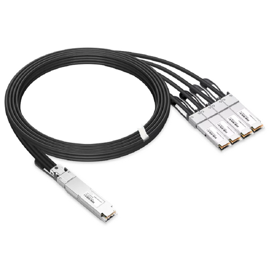 NVIDIA/Mellanox MCP7Y40-N002 Compatible DAC 2m (7ft) Twin-port 2x400Gb/s OSFP Finned Top to 4x200Gb/s QSFP112 Flat Top Passive Copper Splitter Cable SFPS