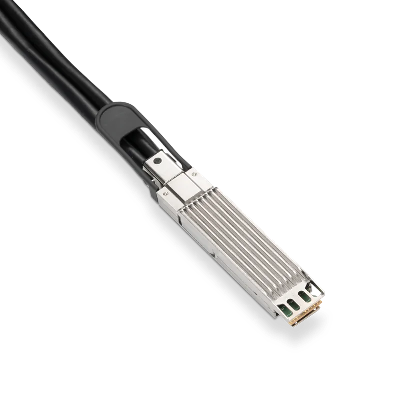 NVIDIA/Mellanox Compatible AEC 4m (13ft) Twin-port 2x400Gb/s OSFP Finned Top to 2x400Gb/s OSFP Flat Top Active Electrical Splitter Cable SFPS