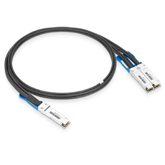 NVIDIA/Mellanox MCP7H50-V02AR26 Compatible 2.5m (8.2ft) Ethernet 200GbE QSFP56 to 2X100GbE QSFP56 Passive Copper Hybrid Cable SFPS