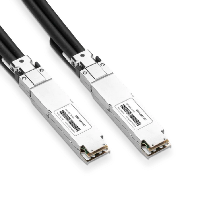 NVIDIA/Mellanox Compatible AEC 6m (20ft) Twin-port 2x400Gb/s OSFP Finned Top to 2x400Gb/s OSFP Finned Top Active Electrical Cable SFPS