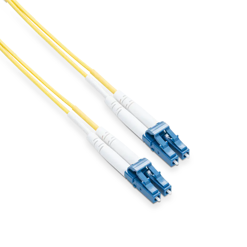 30m (98ft) LC UPC to LC UPC Duplex OS2 Single Mode LSZH 2.0mm Fiber Optic Patch Cable SFPS