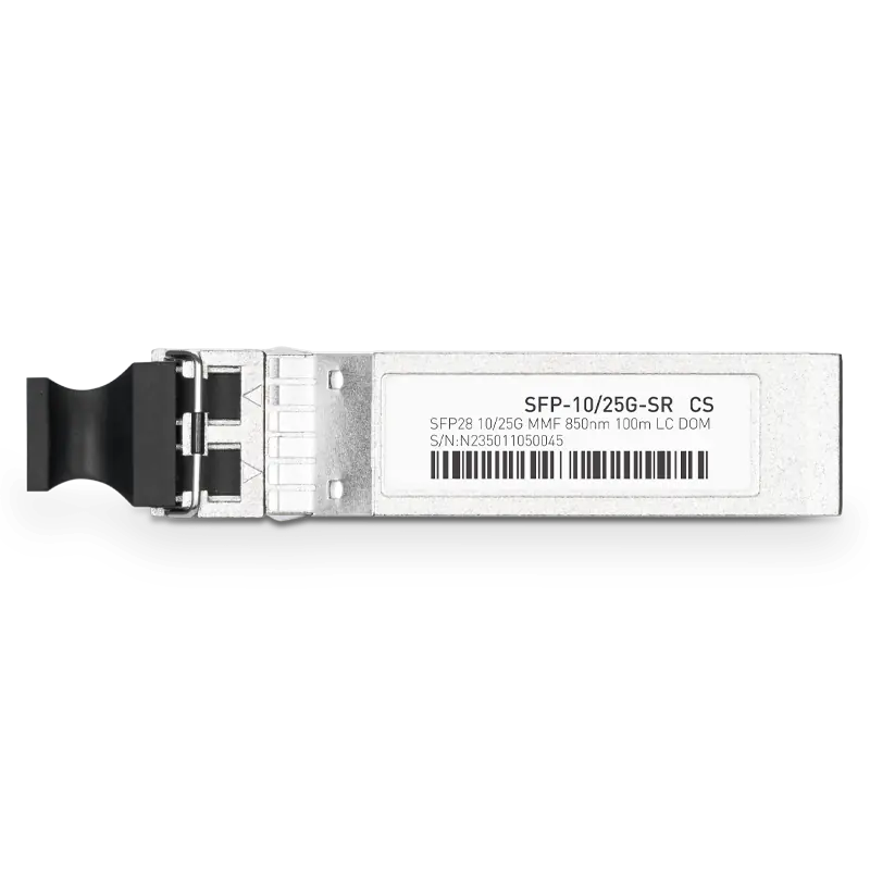 Cisco SFP-10/25G-CSR-S Compatible 25GBASE-SR SFP28 850nm 70m (OM3) /100m (OM4) DOM Duplex LC Transceiver Module for MMF SFPS