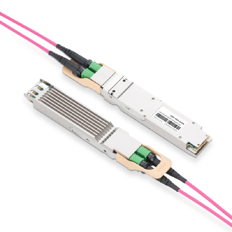 Generic Compatible OSFP-400G-2xSR4 850nm 100m Dual MTP/MPO-12 APC MMF Finned Top Optical Transceiver Module SFPS