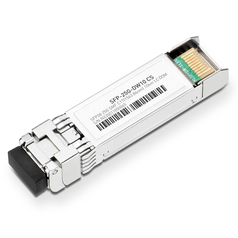 Cisco C48 DWDM-SFP25G-38.98 Compatible 25GBASE-DW10 SFP28 C48 10km Duplex LC Transceiver Module for SMF SFPS