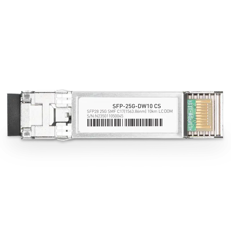 Cisco C48 DWDM-SFP25G-38.98 Compatible 25GBASE-DW10 SFP28 C48 10km Duplex LC Transceiver Module for SMF SFPS