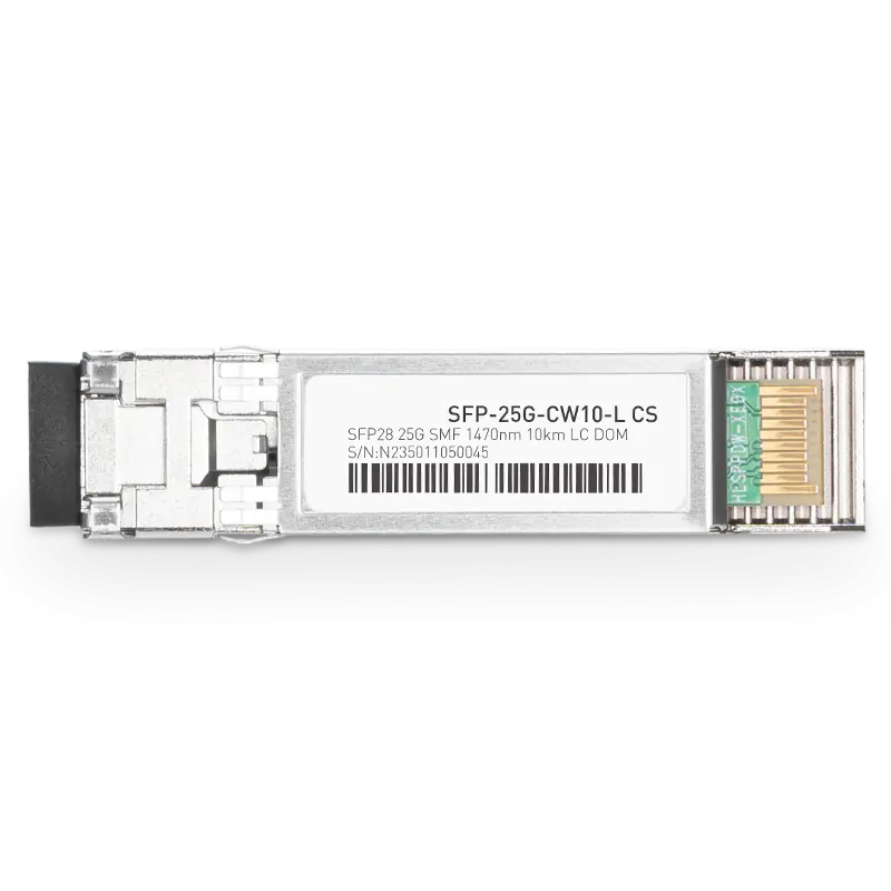 Arista SFP-25G-CW-1470-10 Compatible 25GBASE-CW10-L SFP28 1470nm 10km Duplex LC Transceiver Module for SMF SFPS
