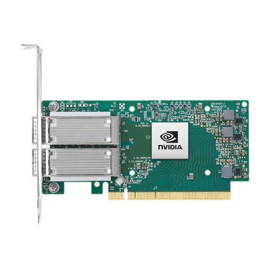 NVIDIA/Mellanox MCX512A-ACAT ConnectXÃ‚Â®-5 EN Network Interface Card, 10/25GbE Dual-port SFP28, PCIe3.0 x8, Tall&Short Bracket SFPS