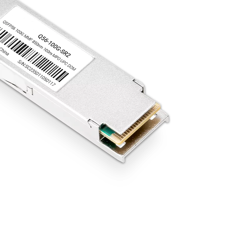 Cisco Compatible 100GbE SR2 QSFP56 PAM4 850nm 100m MPO/MTP-12 UPC Optical Transceiver Module for MMF SFPS