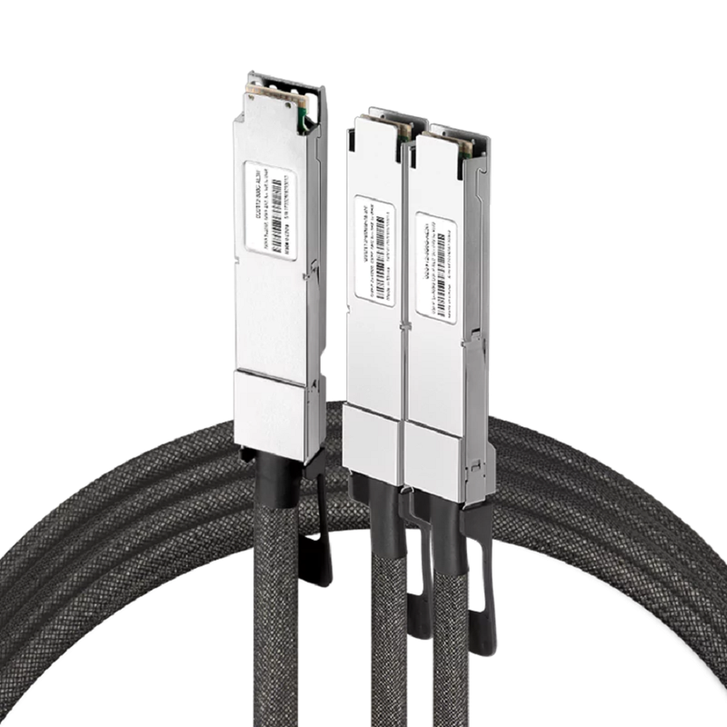 NVIDIA/Mellanox Compatible AEC 7m (23ft) Twin-port 2x400Gb/s OSFP Finned Top to 2x400Gb/s OSFP Flat Top InfiniBand NDR Active Electrical Splitter Cable SFPS