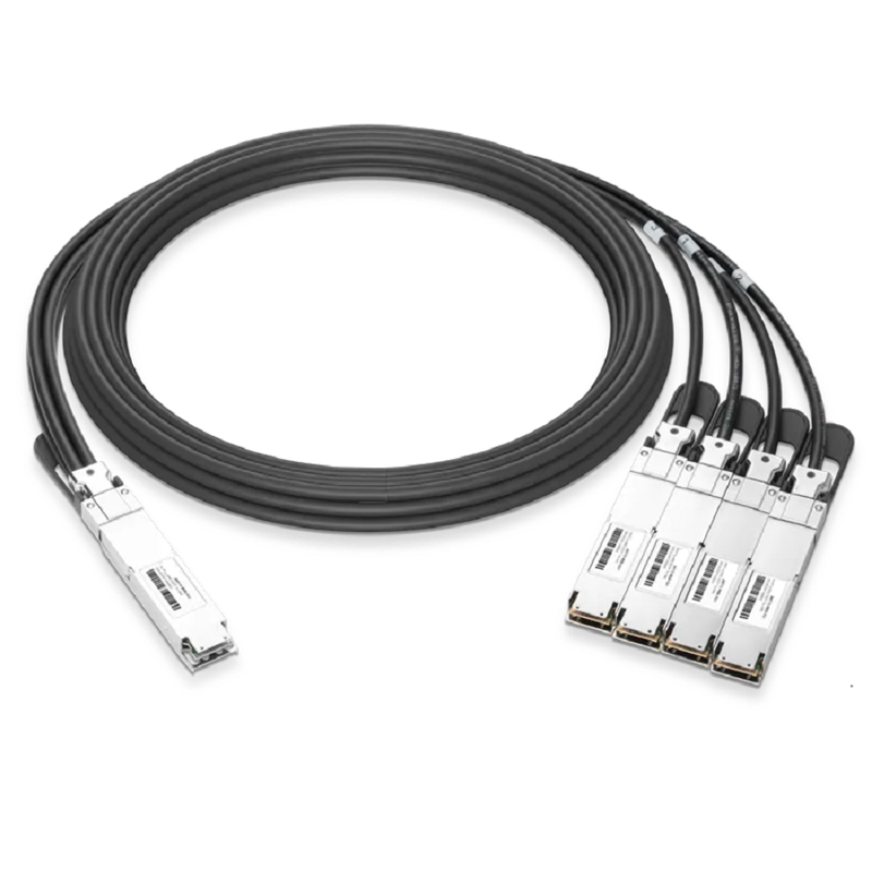 NVIDIA/Mellanox Compatible DAC 3m (10ft) 400Gb/s OSFP to 4x100Gb/s QSFP56 InfiniBand HDR Passive Copper Splitter Cable SFPS
