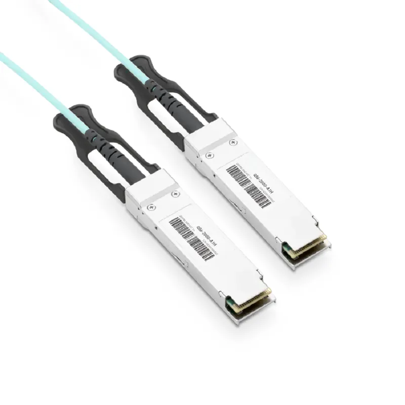 NVIDIA/Mellanox MFS1S00-H080E/MFS1S00-H080V Compatible AOC 80m (262ft) 200Gb/s QSFP56 InfiniBand HDR LSZH Active Fiber Cable (850nm , MMF) SFPS