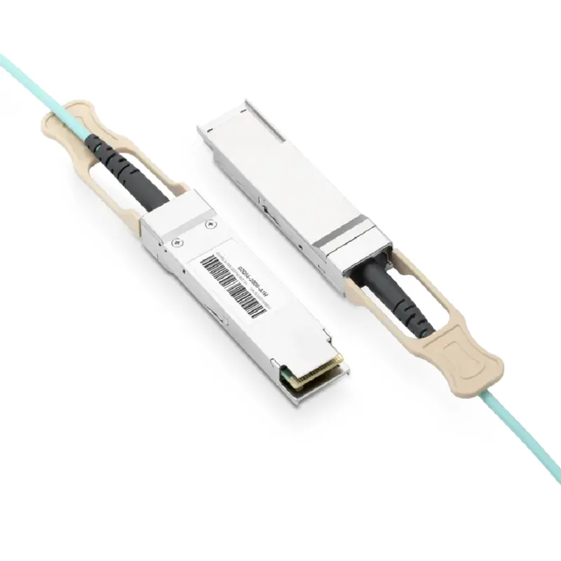 NVIDIA/Mellanox MFS1S50-H003E/MFS1S50-H003V Compatible AOC 3m (10ft) InfiniBand HDR 200Gb/s to 2x100Gb/s QSFP56 to 2xQSFP56 Active Optical Splitter Cable (850nm, MMF, LSZH) SFPS