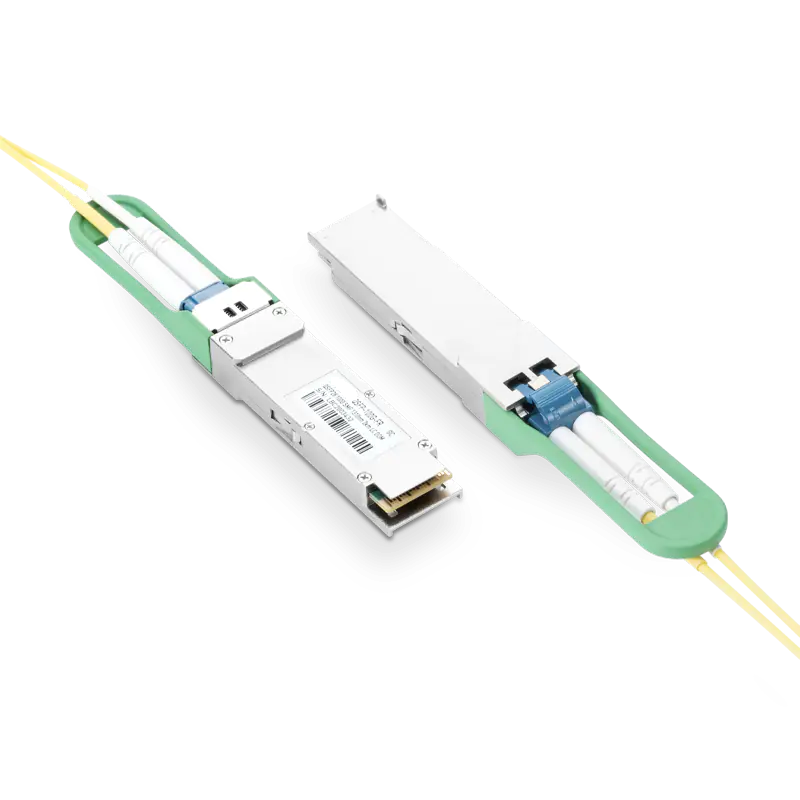 Generic Compatible 100GBASE-FR QSFP28 PAM4 1310nm 2km DOM Duplex LC Transceiver Module for SMF SFPS