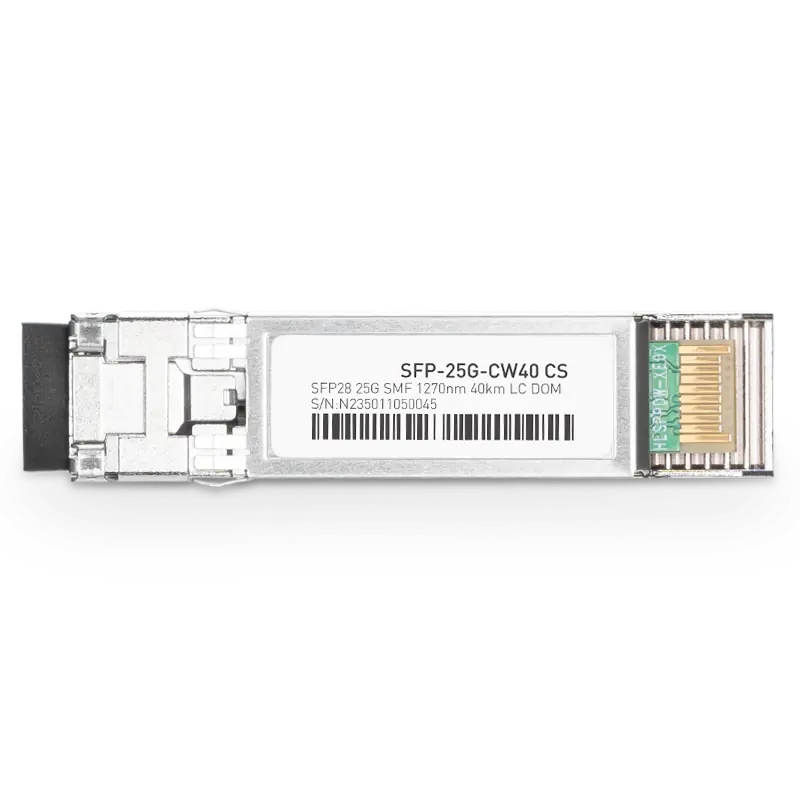Generic Compatible 25GBASE-CW40 SFP28 1290nm 40km Duplex LC Transceiver Module for SMF SFPS