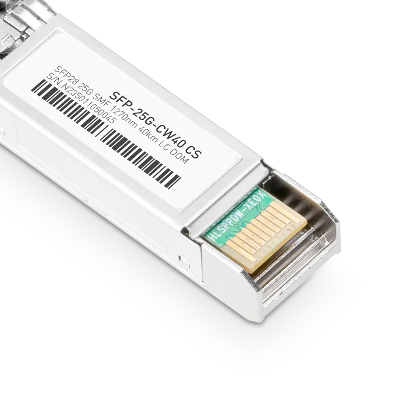Generic Compatible 25GBASE-CW40 SFP28 1290nm 40km Duplex LC Transceiver Module for SMF SFPS