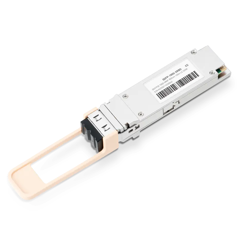 Dell Q28-100G-BIDI Compatible 100GBASE-SRBD QSFP28 850nm 70m (OM3) /100m (OM4) /150m (OM5) DOM Duplex LC Transceiver Module for MMF SFPS