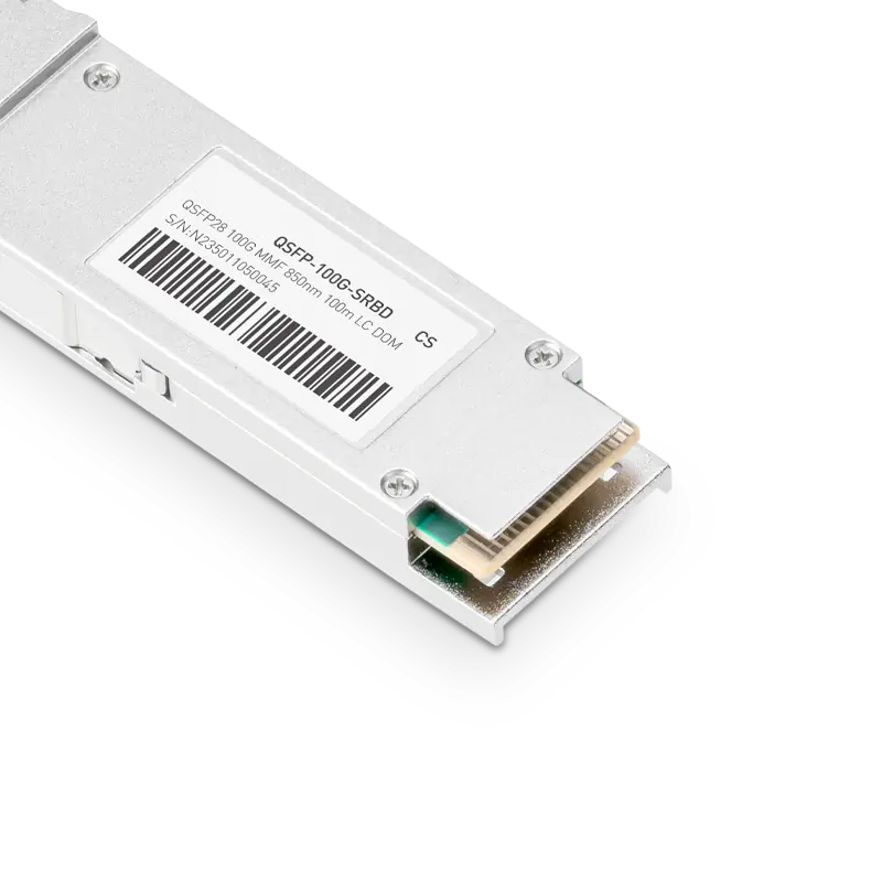 Dell Q28-100G-BIDI Compatible 100GBASE-SRBD QSFP28 850nm 70m (OM3) /100m (OM4) /150m (OM5) DOM Duplex LC Transceiver Module for MMF SFPS