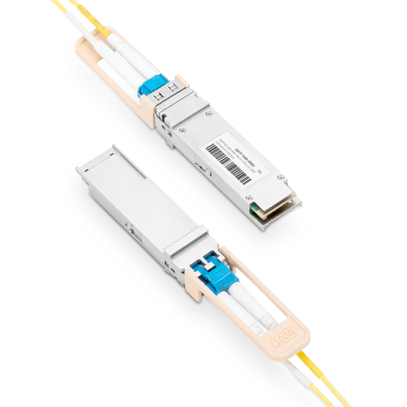 Dell Q28-100G-BIDI Compatible 100GBASE-SRBD QSFP28 850nm 70m (OM3) /100m (OM4) /150m (OM5) DOM Duplex LC Transceiver Module for MMF SFPS