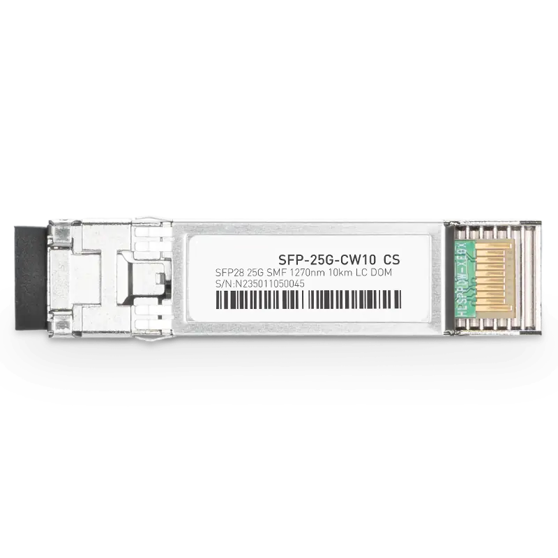 Cisco CWDM-SFP25G-1370-10 Compatible 25GBASE-CW10 SFP28 1370nm 10km Duplex LC Transceiver Module for SMF SFPS